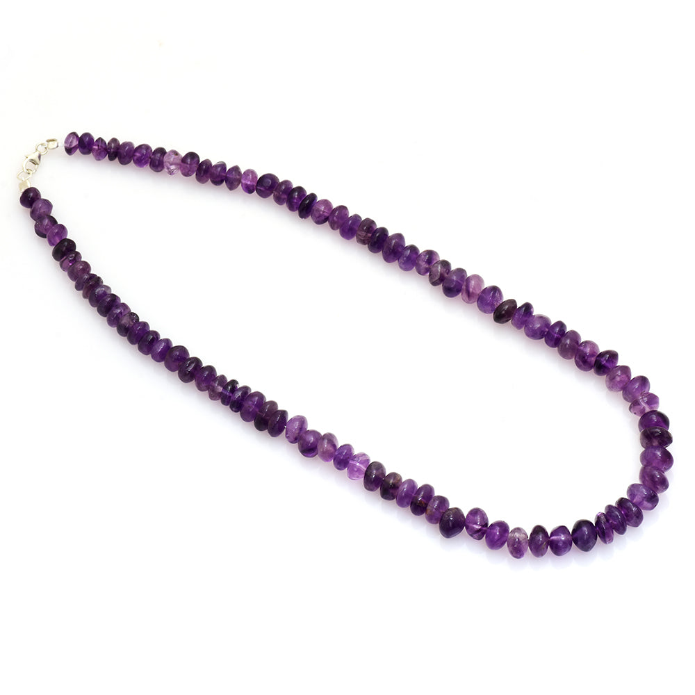 Strieborný Náhrdelník s Brazílskym Ametystom 3 