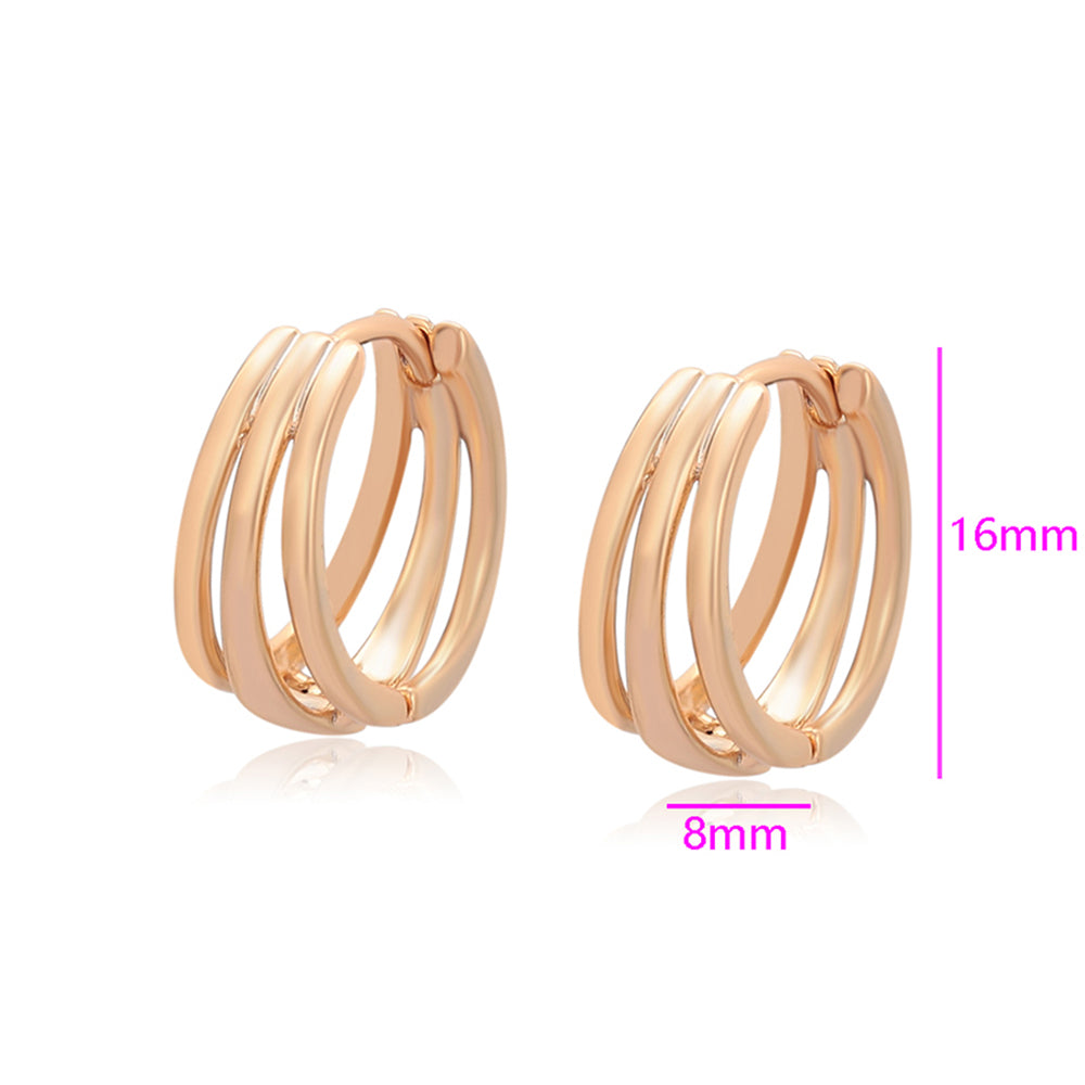 Pozlátené Zliatinové Náušnice