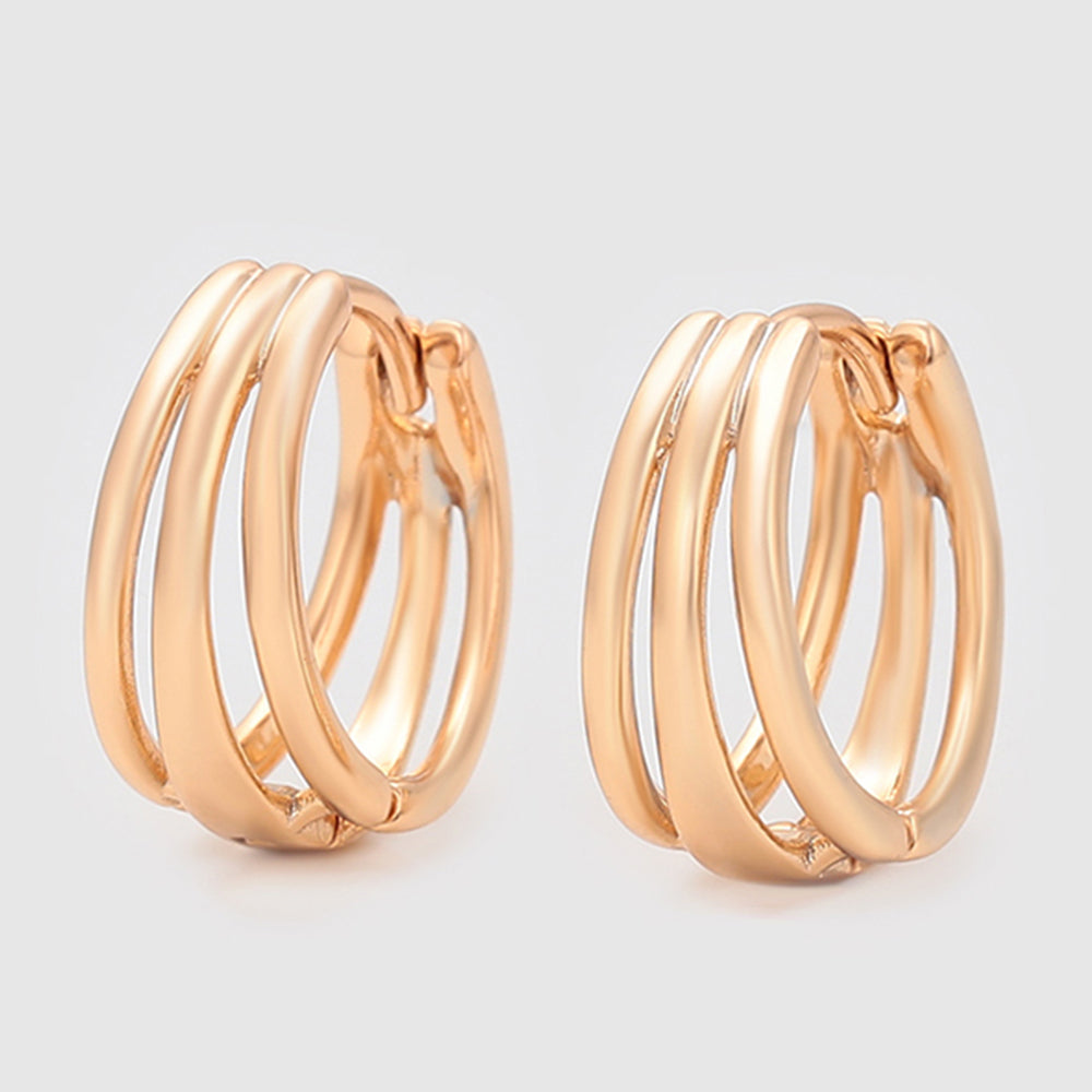 Pozlátené Zliatinové Náušnice 3 