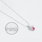 Pozlátený Zliatinový Náhrdelník s Ružovým Emporia® Krištáľom