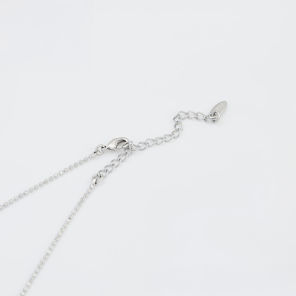 Pozlátený Zliatinový Náhrdelník s Ružovým Emporia® Krištáľom 7 