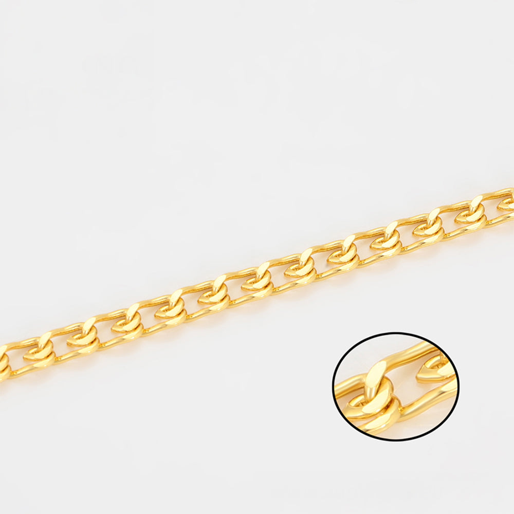 Pozlátený Zliatinový Náhrdelník 4 