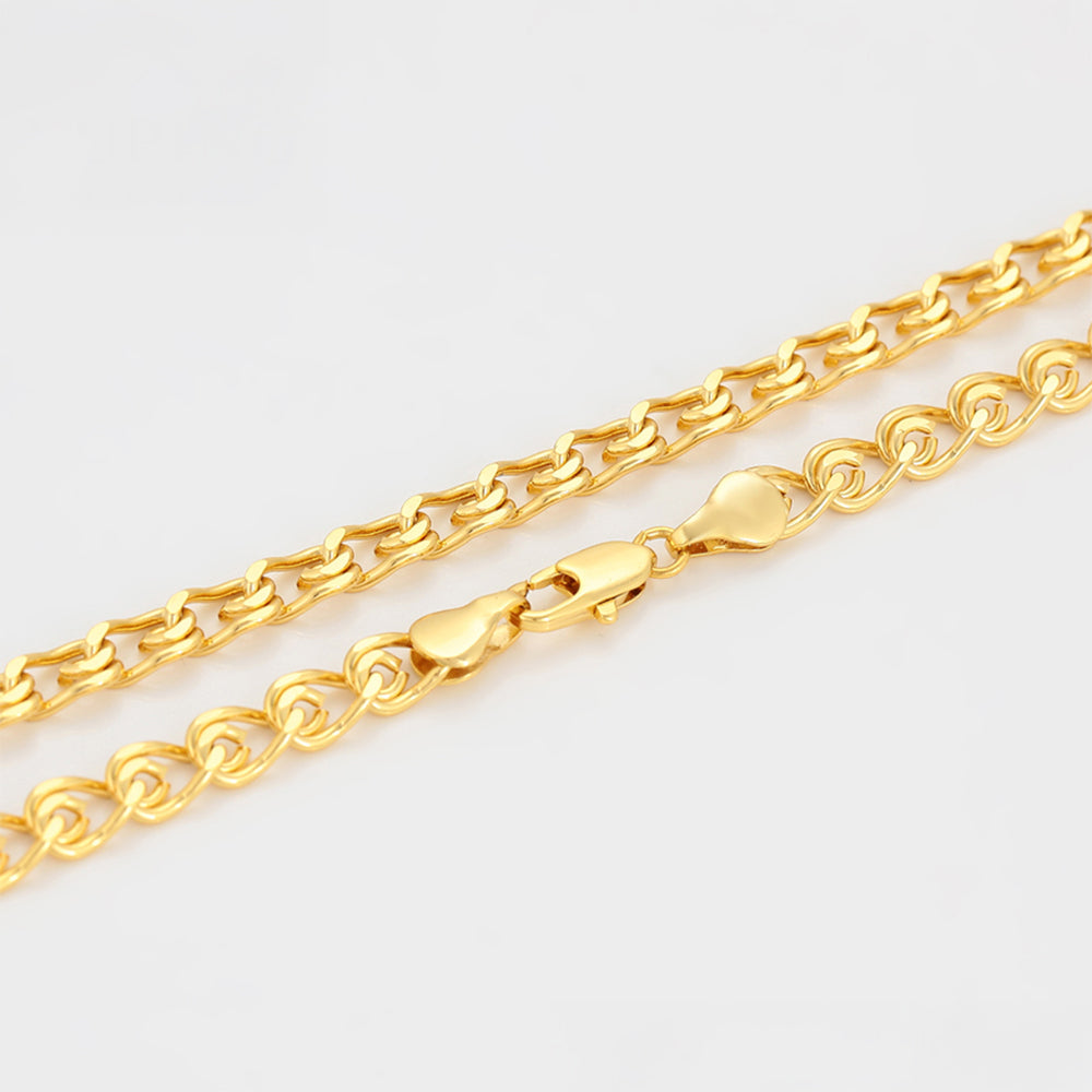 Pozlátený Zliatinový Náhrdelník 7 