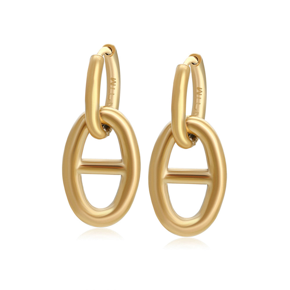 Pozlátené Zliatinové Náušnice 1 