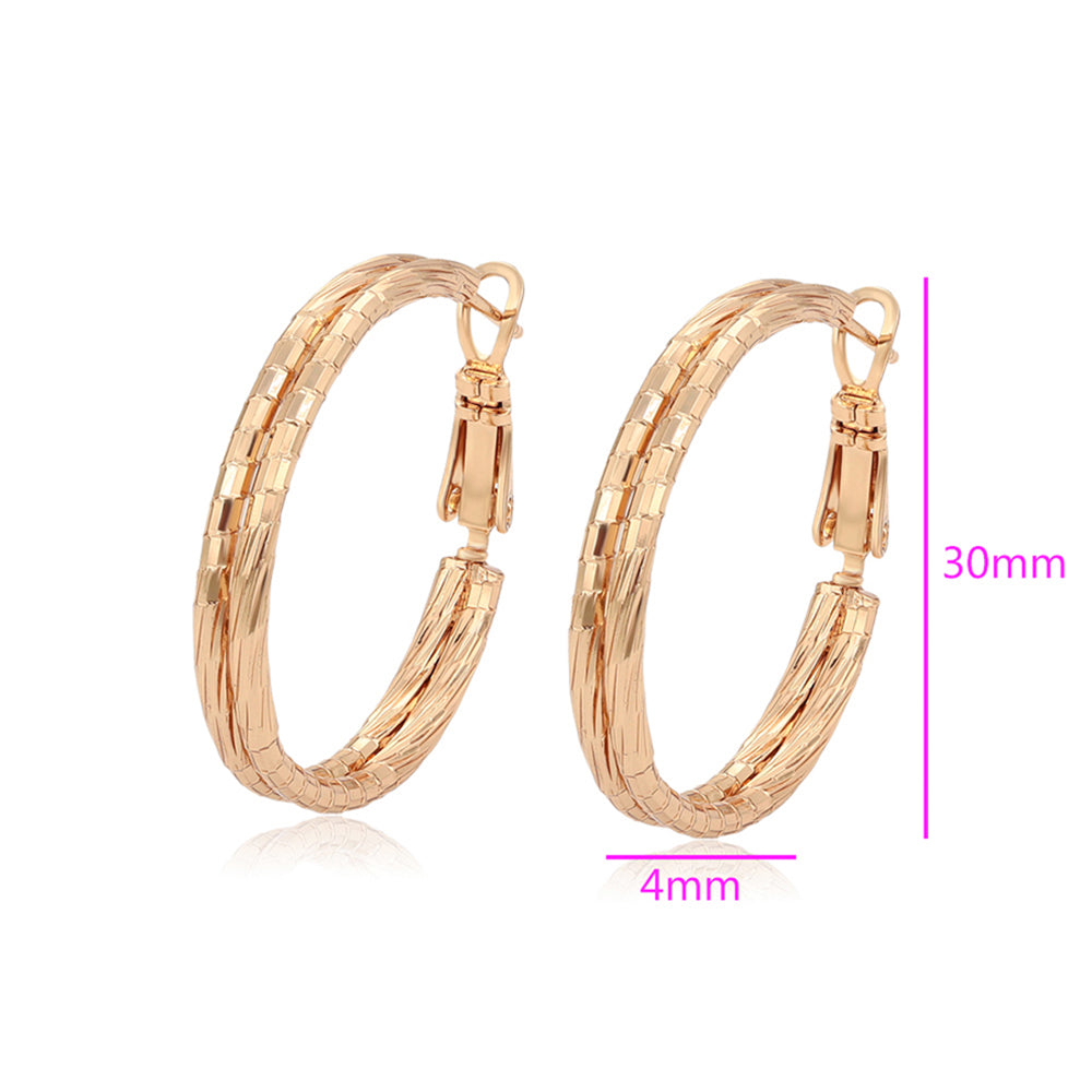 Pozlátené Zliatinové Náušnice 2 