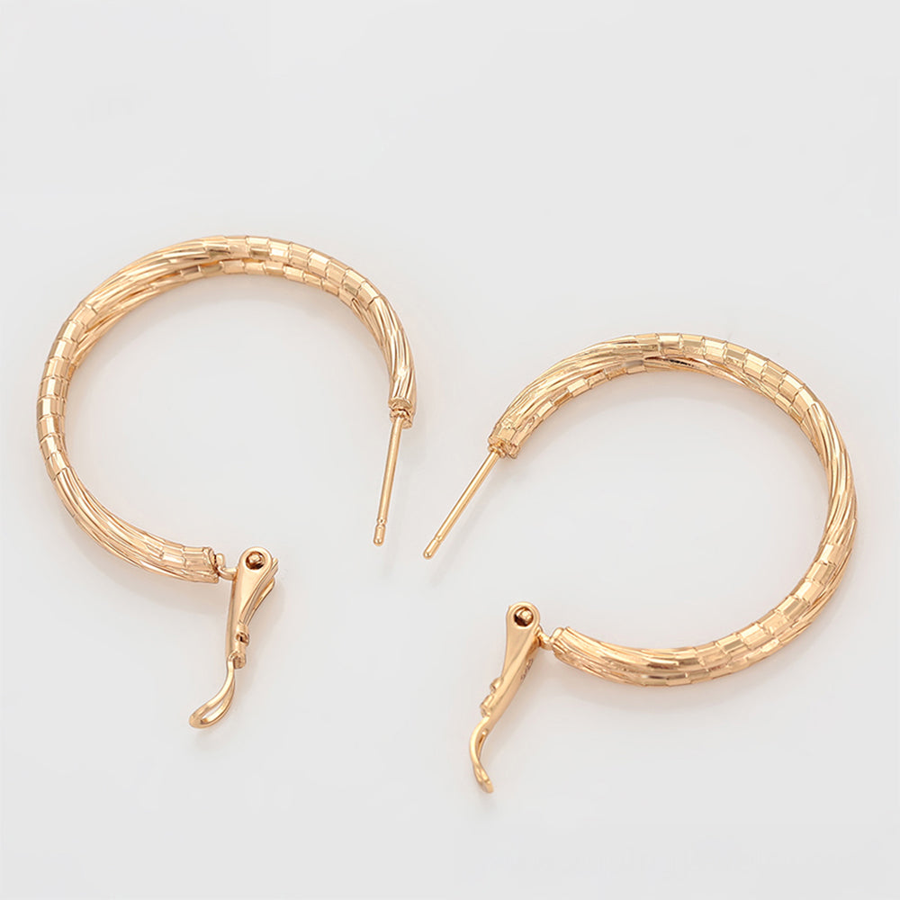 Pozlátené Zliatinové Náušnice