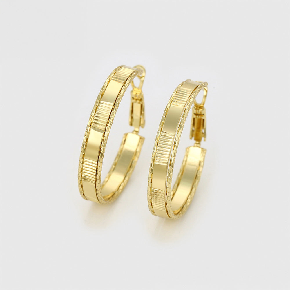 Pozlátené Zliatinové Náušnice