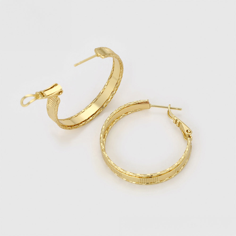 Pozlátené Zliatinové Náušnice 5 