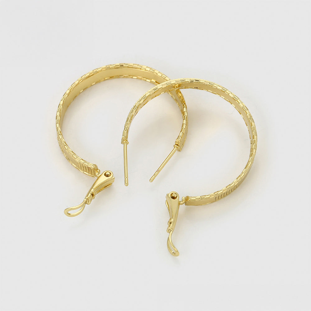 Pozlátené Zliatinové Náušnice