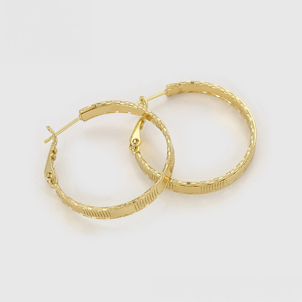 Pozlátené Zliatinové Náušnice