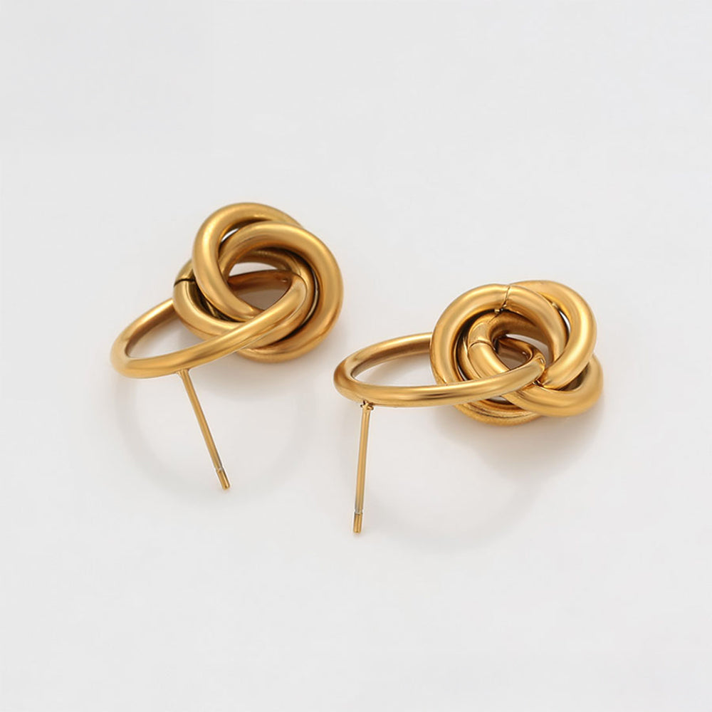 Pozlátené Zliatinové Náušnice 5 