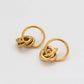 Pozlátené Zliatinové Náušnice
