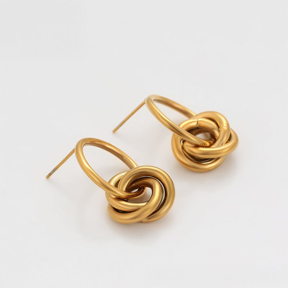 Pozlátené Zliatinové Náušnice