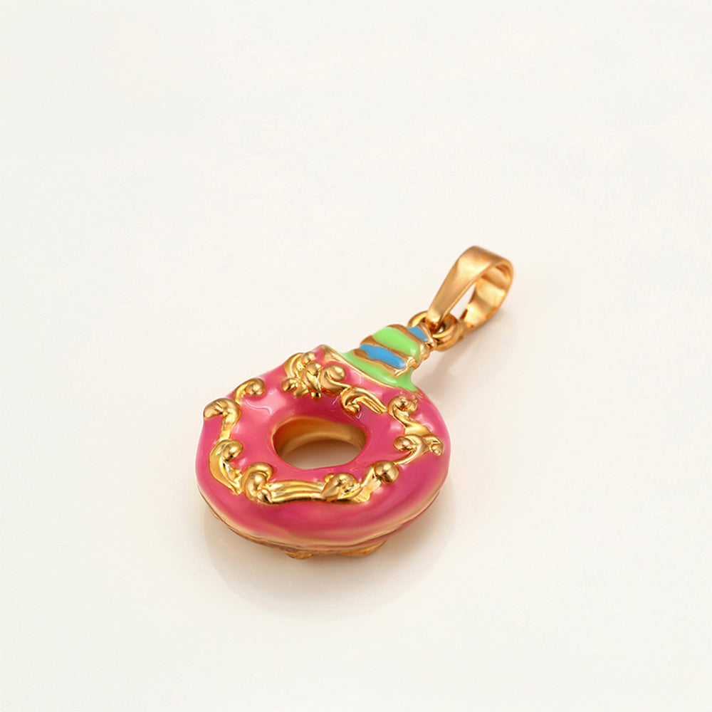 Pozlátený Zliatinový Prívesok s so Smaltom 3 