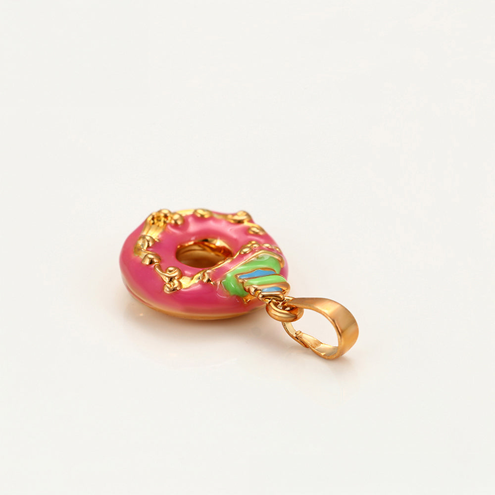 Pozlátený Zliatinový Prívesok s so Smaltom