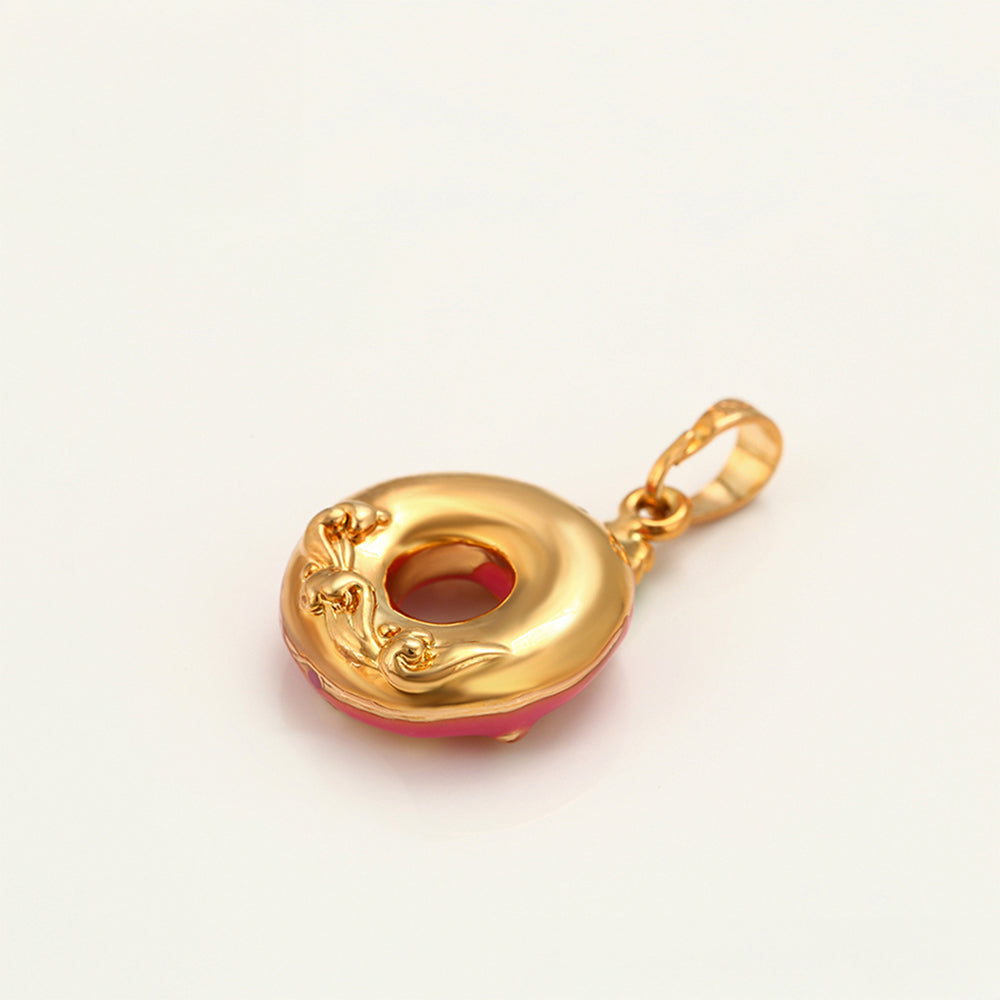 Pozlátený Zliatinový Prívesok s so Smaltom