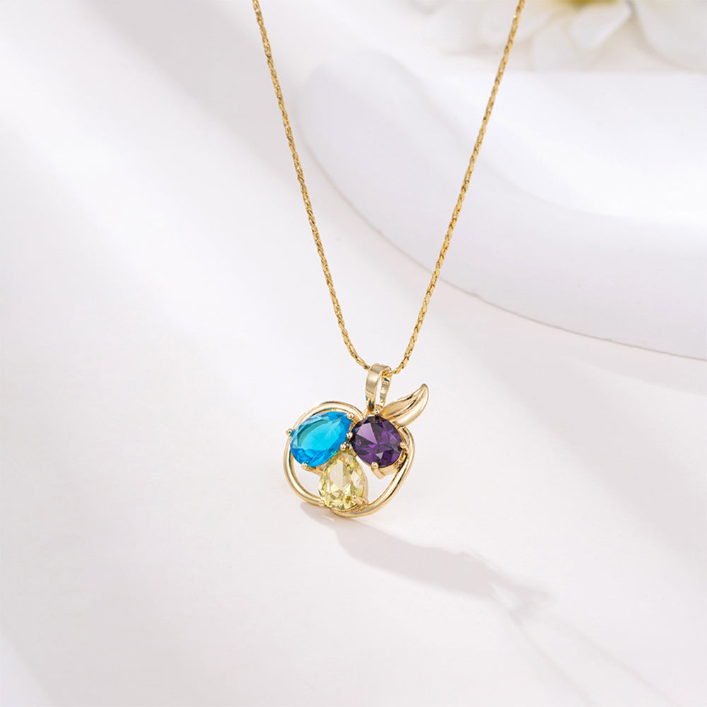 Pozlátené Zliatinové Sada s Modrým Emporia® Krištáľom a Bielym Emporia® Krištáľom ( Náušnice+Prívesok ) 5 