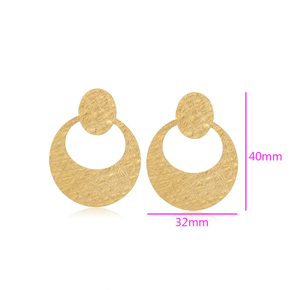 Pozlátené Zliatinové Náušnice 2 