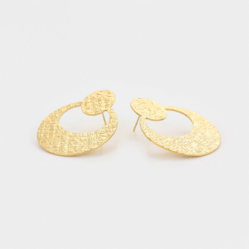 Pozlátené Zliatinové Náušnice 3 