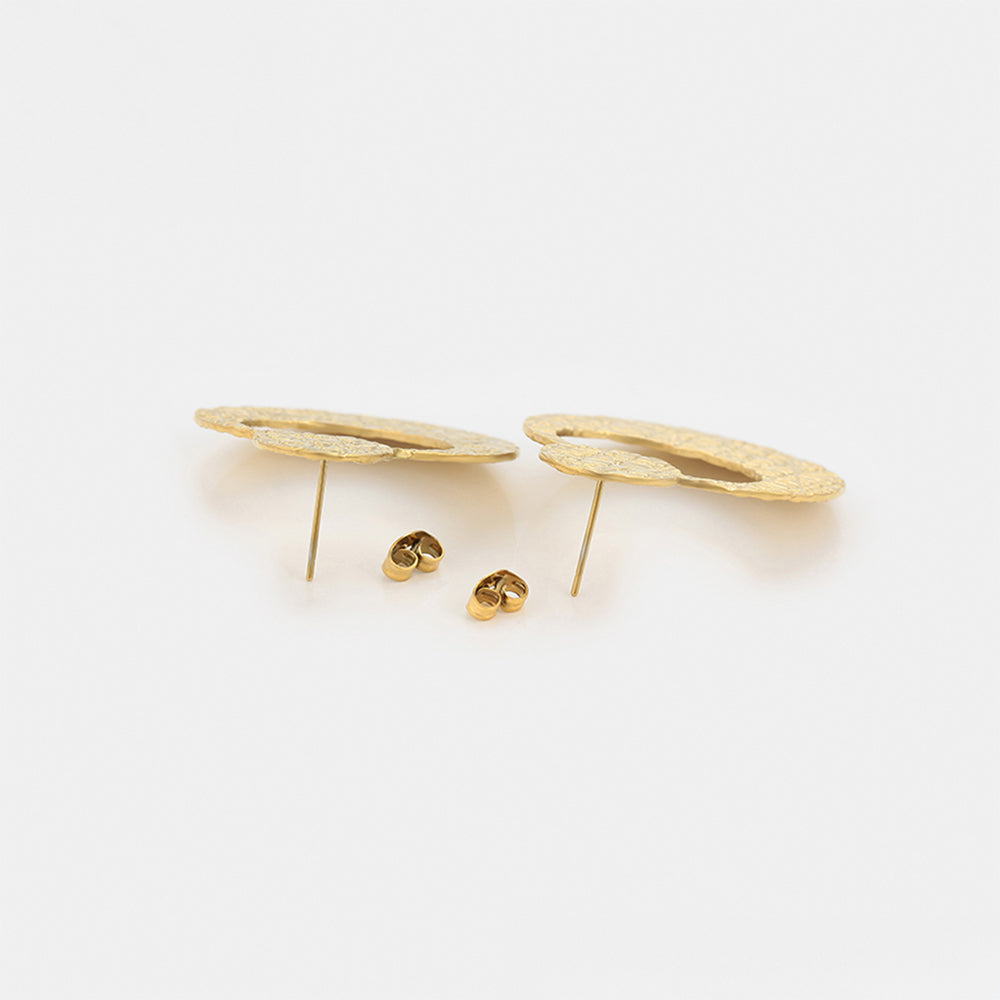 Pozlátené Zliatinové Náušnice