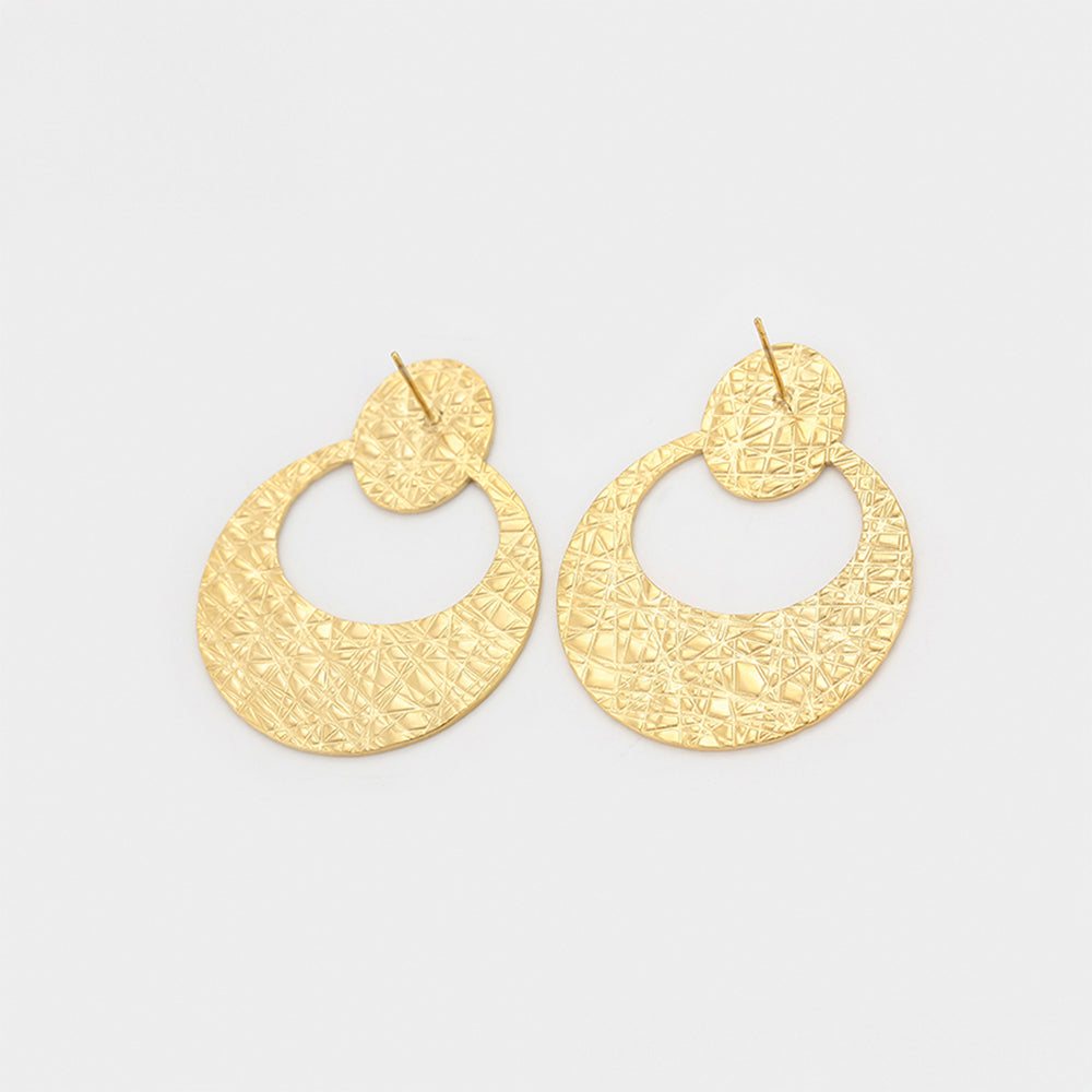 Pozlátené Zliatinové Náušnice