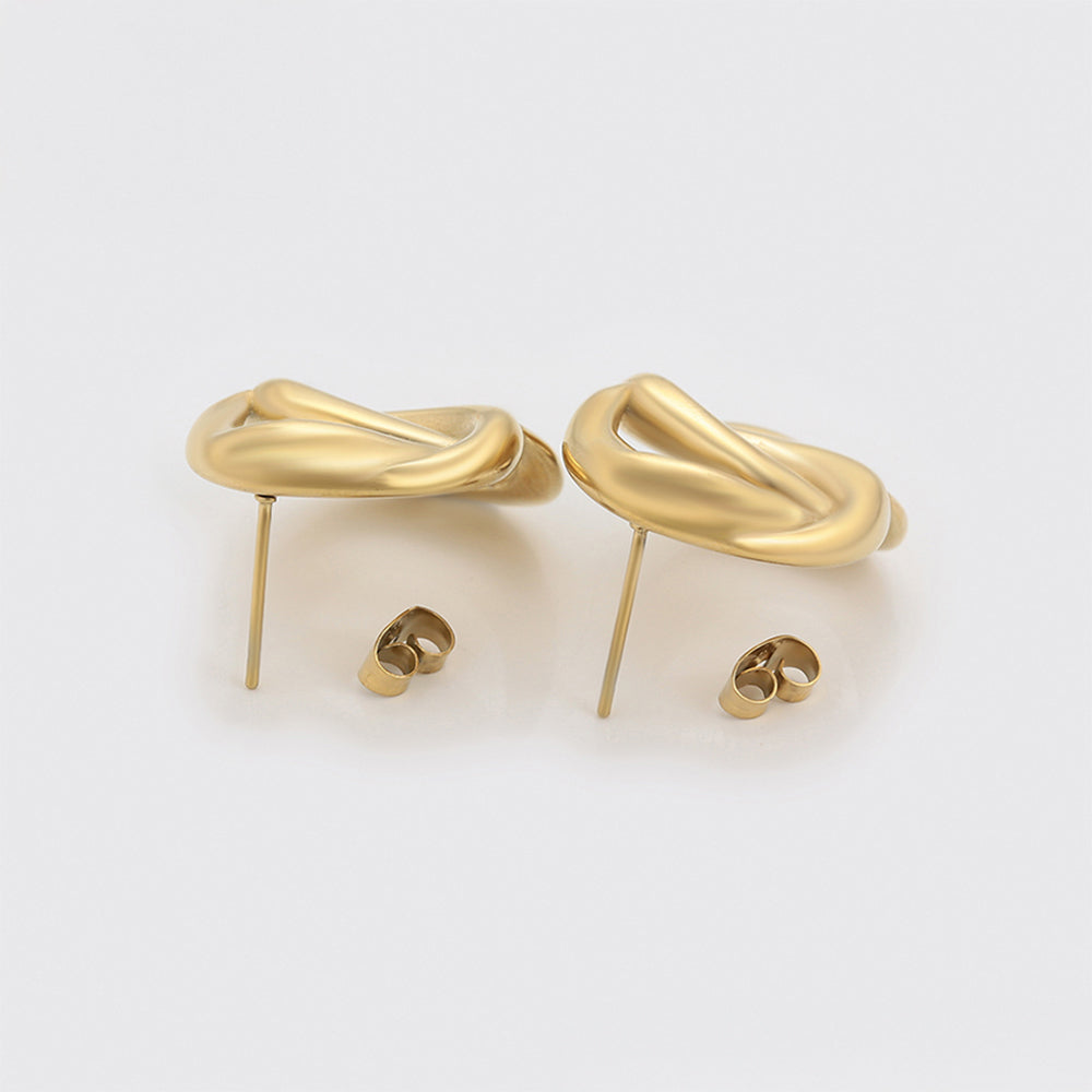 Pozlátené Zliatinové Náušnice 4 