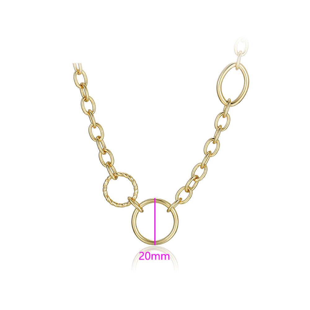 Pozlátený Zliatinový Náhrdelník 3 