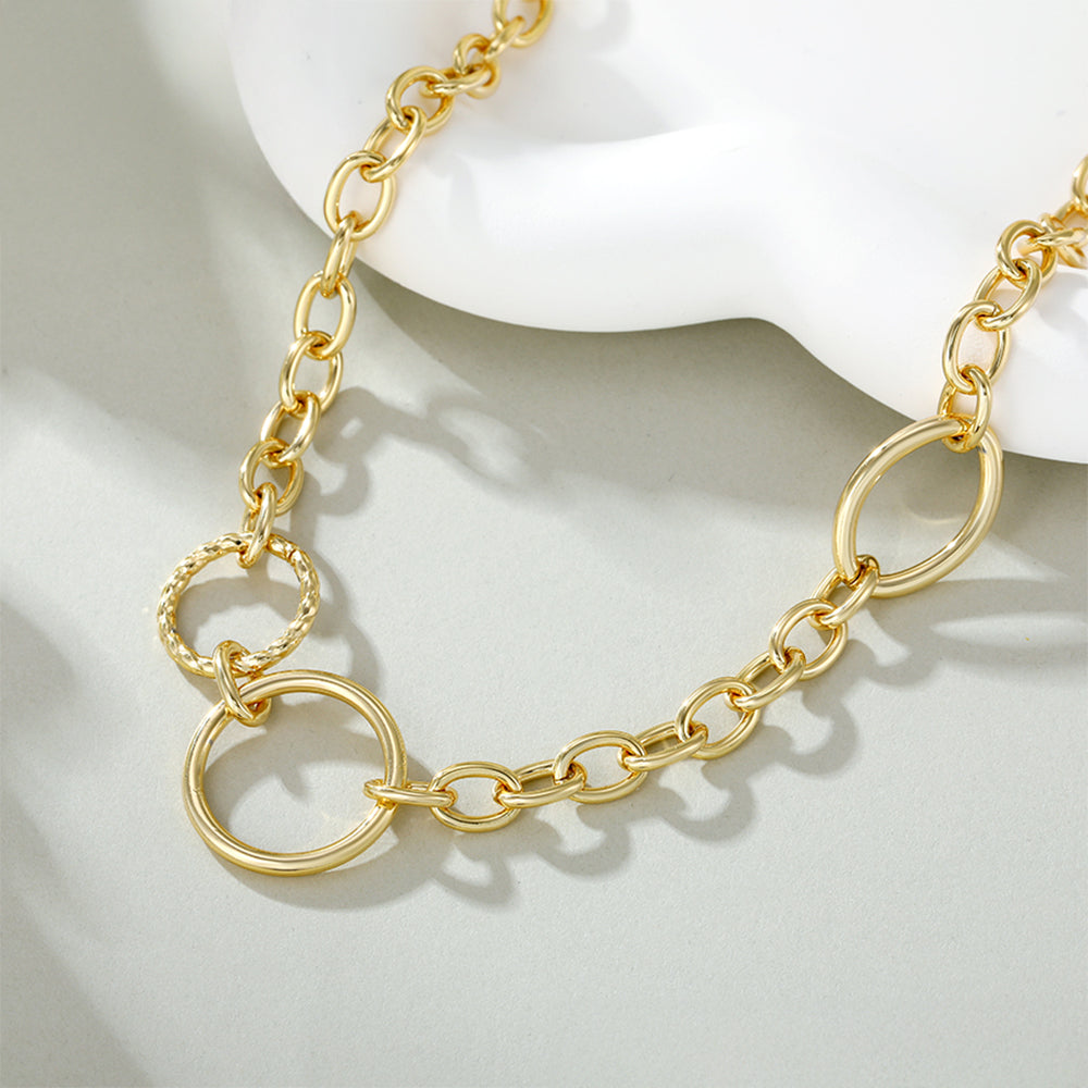 Pozlátený Zliatinový Náhrdelník 1 