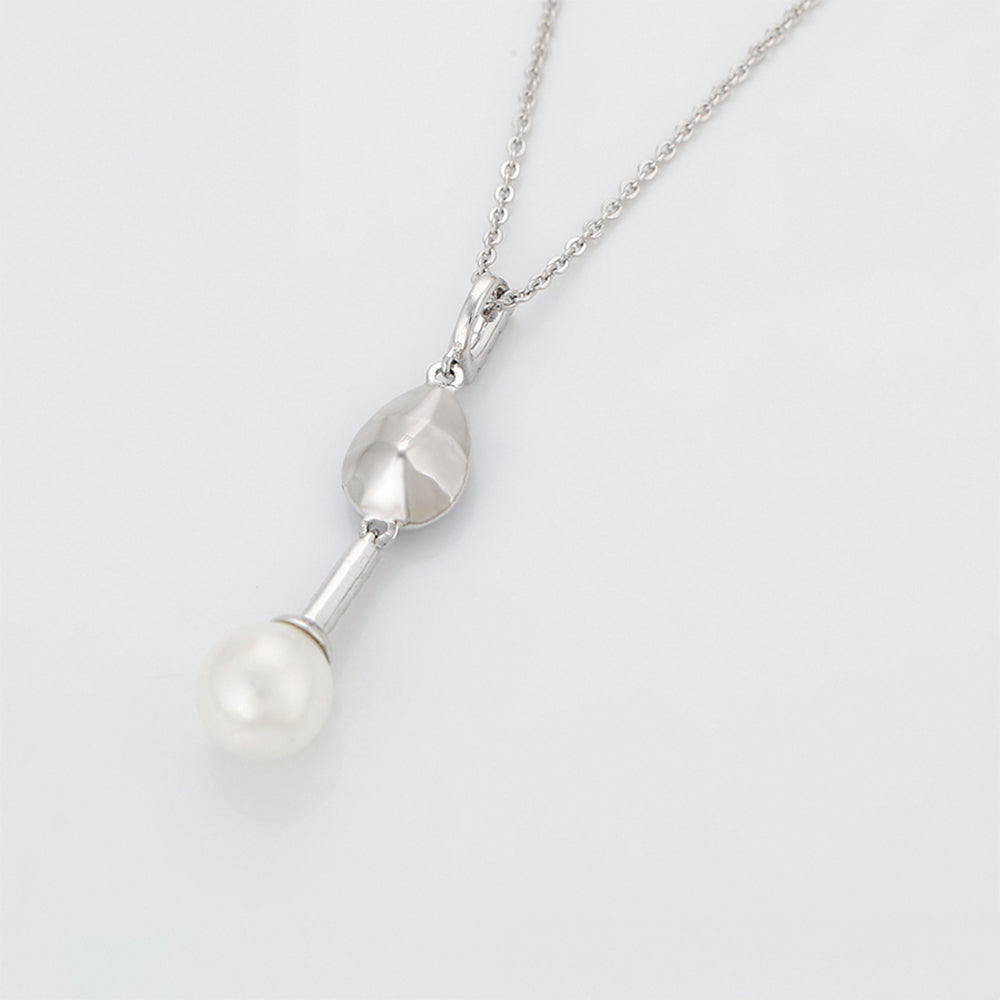 Pozlátený Zliatinový Náhrdelník s Fialovým Emporia® Krištáľom a Sklenená perla