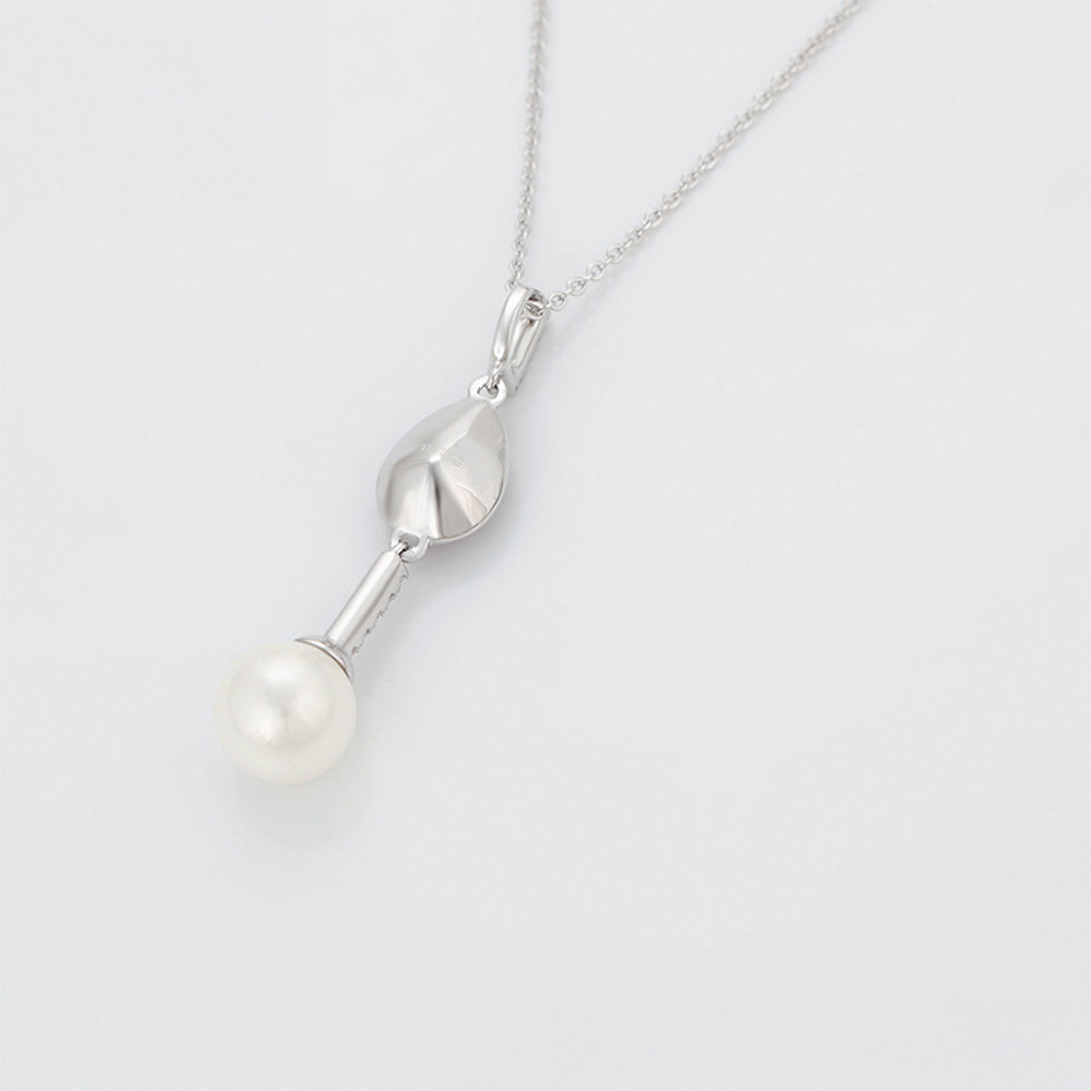 Pozlátený Zliatinový Náhrdelník s Fialovým Emporia® Krištáľom a Sklenená perla 6 