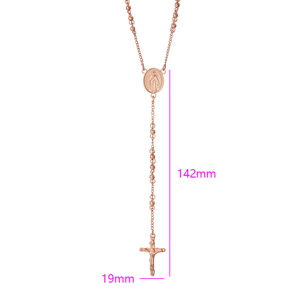 Kríž Pozlátený Zliatinový Náhrdelník ( Náhrdelník )