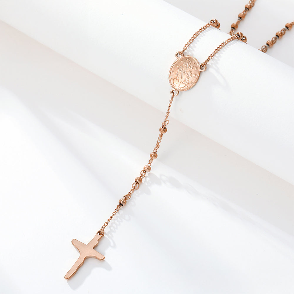 Kríž Pozlátený Zliatinový Náhrdelník ( Náhrdelník ) 5 