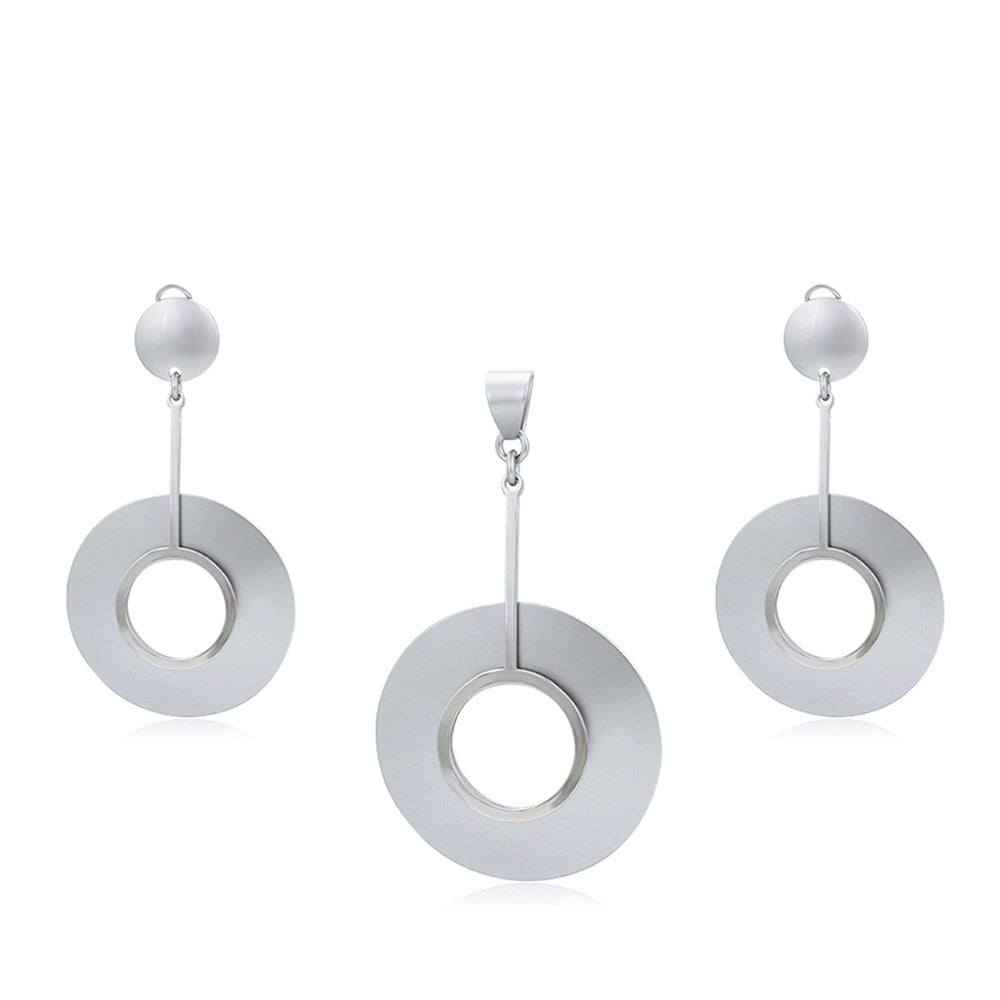 Pozlátené Zliatinové Sada ( Náušnice+Prívesok )