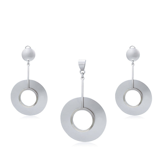 Pozlátené Zliatinové Sada ( Náušnice+Prívesok )