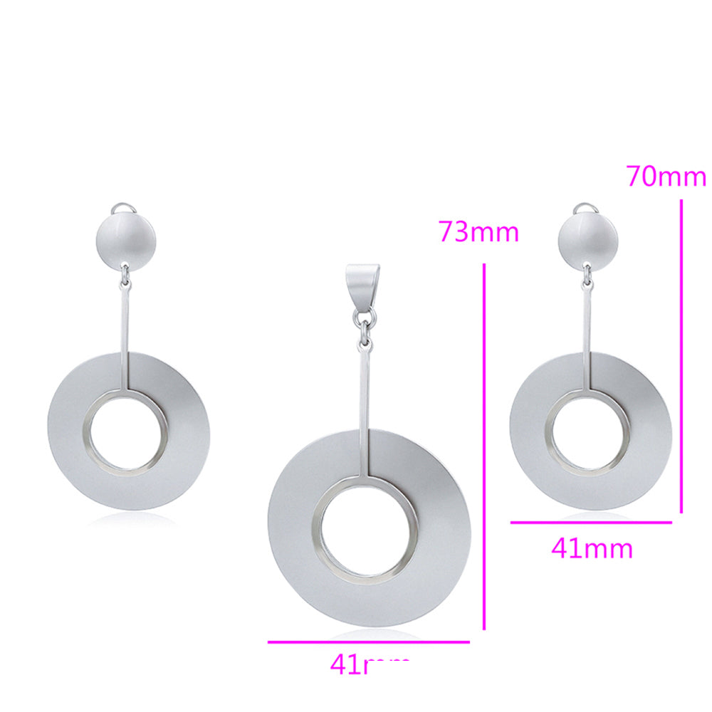 Pozlátené Zliatinové Sada ( Náušnice+Prívesok ) 2 