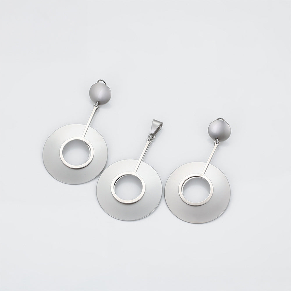 Pozlátené Zliatinové Sada ( Náušnice+Prívesok ) 3 