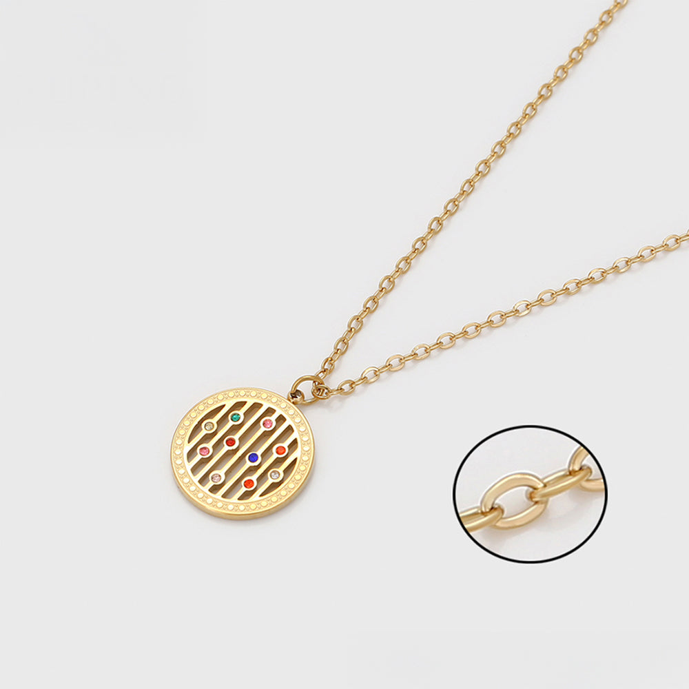 Pozlátené Zliatinové Sada s Červeným Emporia® Krištáľom a Modrým Emporia® Krištáľom ( Náhrdelník+Náušnice+Náramok+Prívesok ) 12 