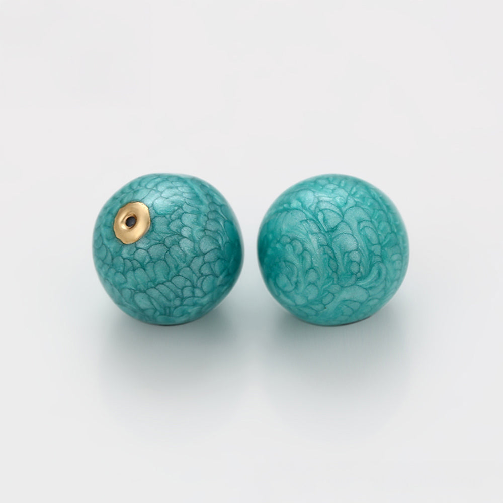 Pozlátený Zliatinový Talisman s so Zeleným Emporia® Krištáľom 7 