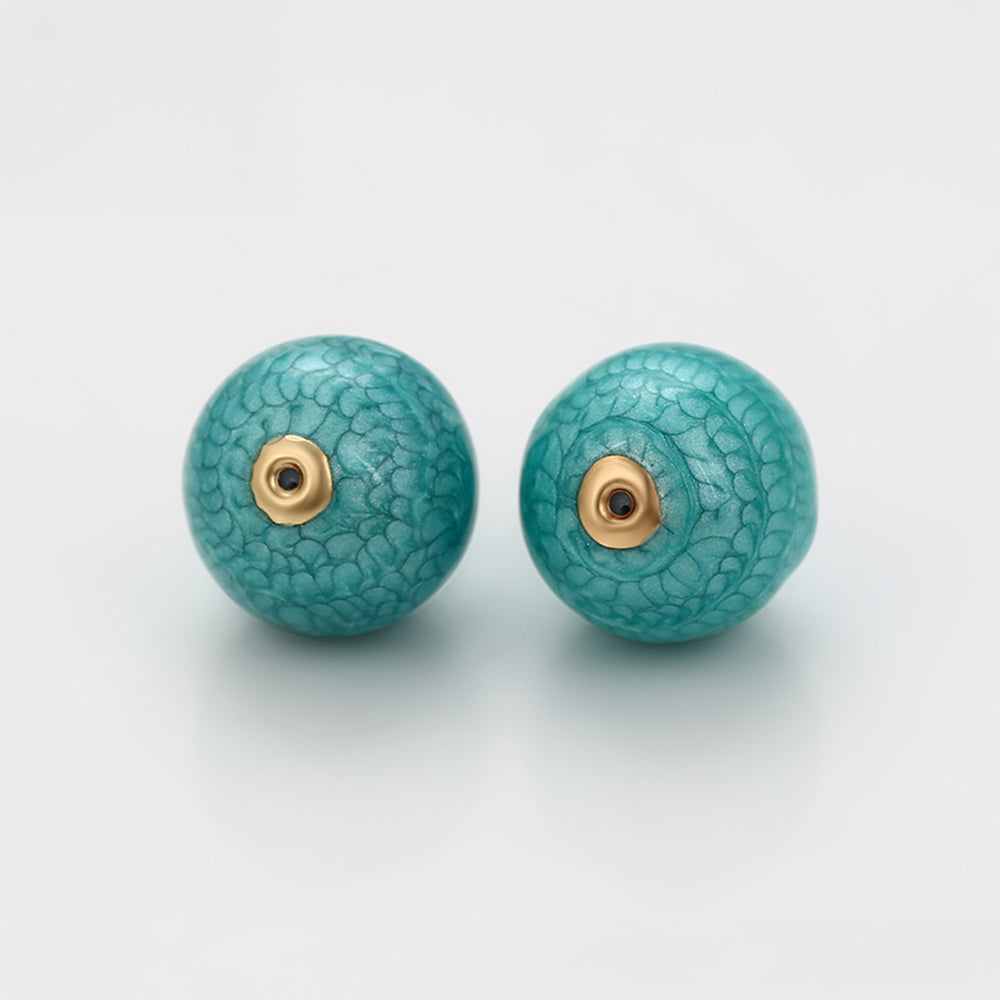 Pozlátený Zliatinový Talisman s so Zeleným Emporia® Krištáľom 2 