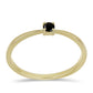 Zlatý Prsteň s Čiernym Diamantom