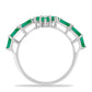 Strieborný Prsteň s Brazílskym Smaragdom