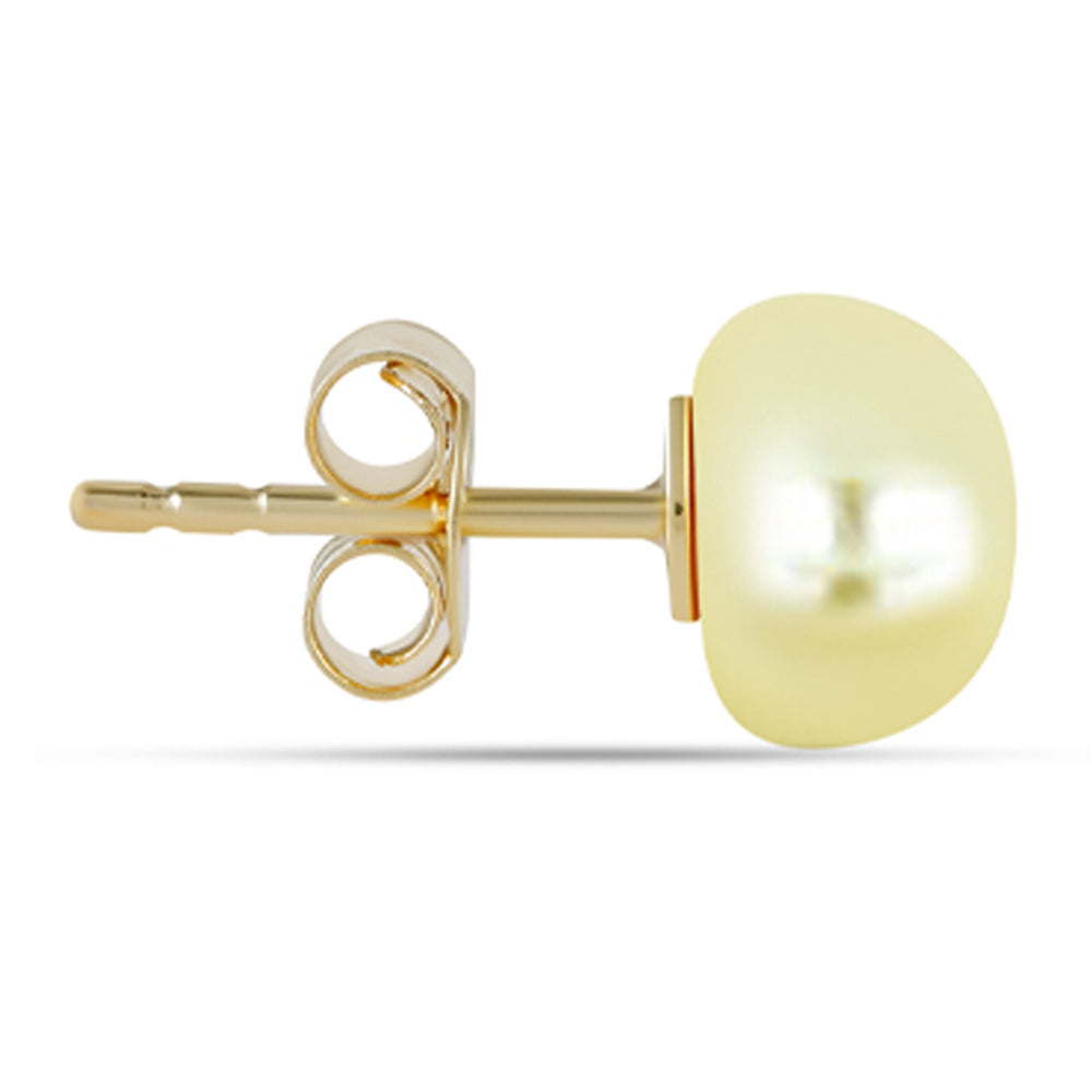 Nugetové Sada s so Zlatou Sladkovodnou Perlou ( Náhrdelník+Náušnice+Náramok )