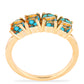Pozlátený Strieborný Prsteň s Ustricovým Tyrkysom