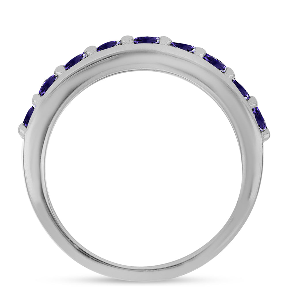 Strieborný Prsteň s Iolitom