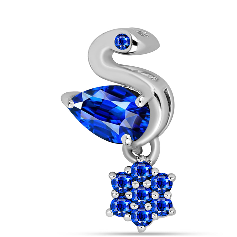 Strieborný Prívesok s Austrálskym Modrým Zafírom