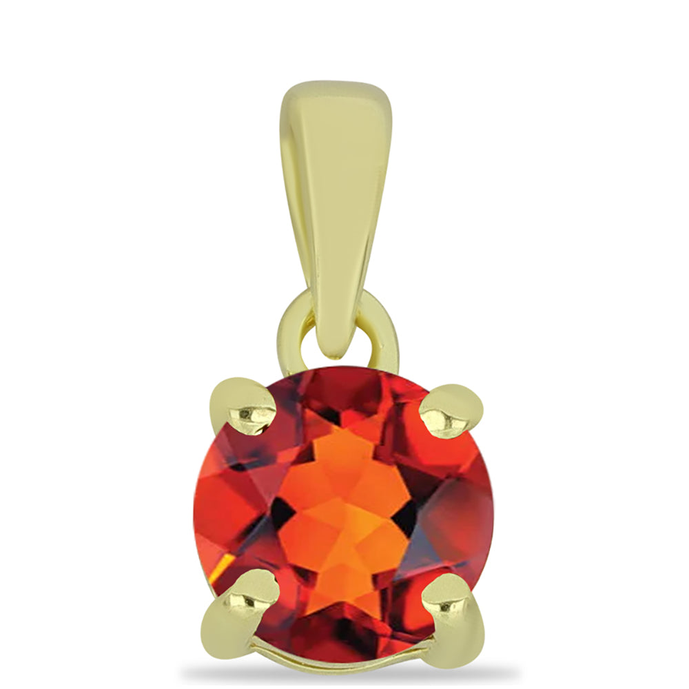 Pozlátený Strieborný Prívesok s Citrínom z Madeiry