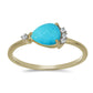 Pozlátený Strieborný Prsteň s so Sleeping Beauty Tyrkysom a Bielym Topásom