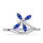 Strieborný Prsteň s Austrálskym Modrým Zafírom