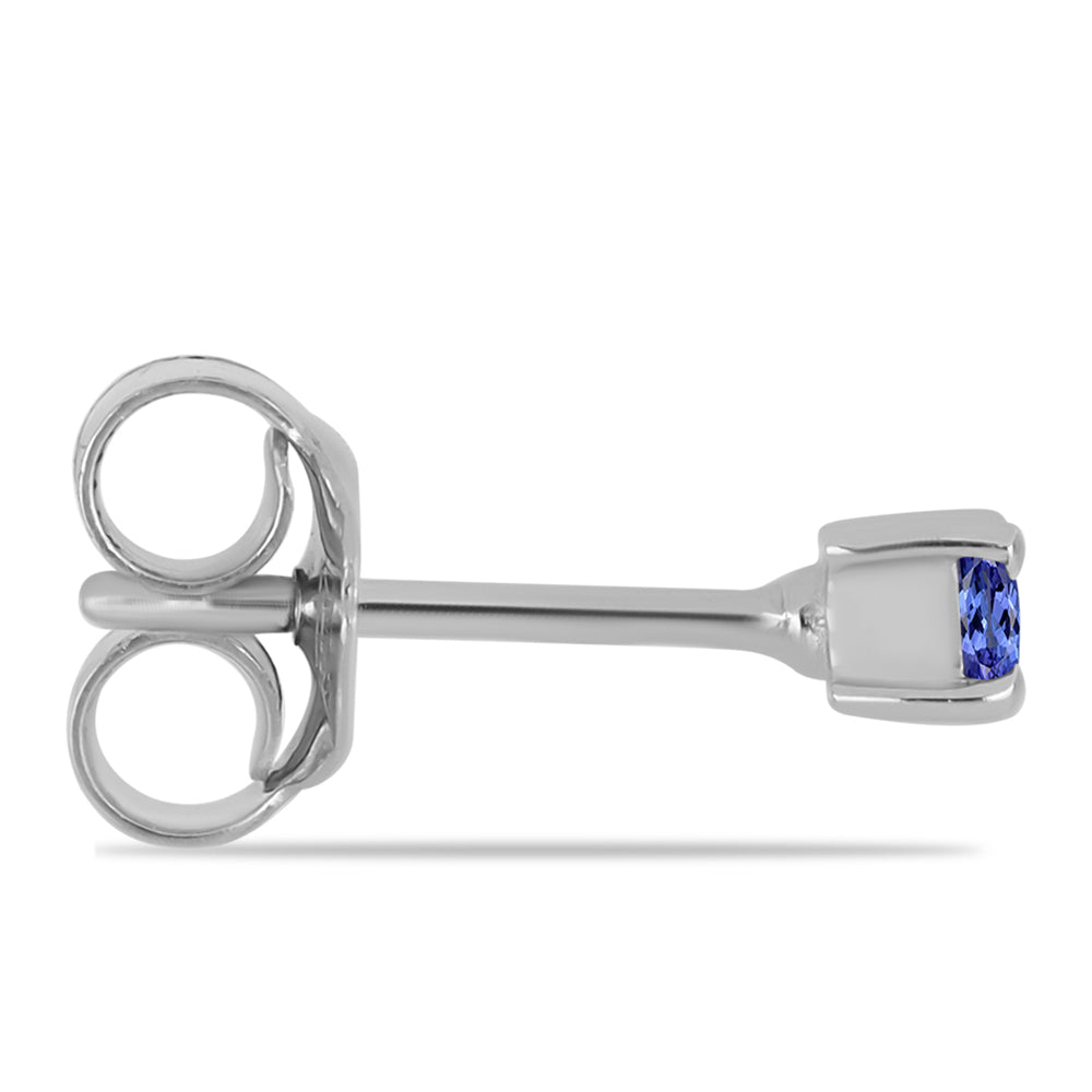 Strieborné Náušnice s Tanzanitom 2 