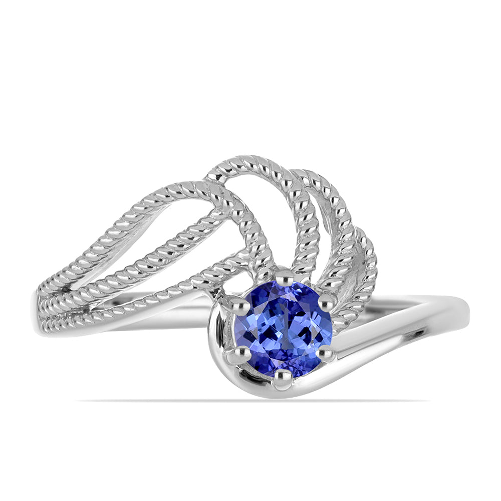 Strieborný Prsteň s Tanzanitom 1 